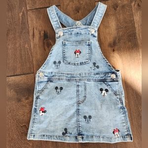H&M mickey overall dress